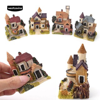 Miniature House Fairy Micro Landscape Home Decoration Resin Craft Decor (1)