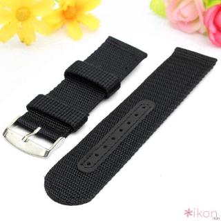 Fashion Military Nylon Fabric Canva Wrist Watch Band Strap (5)