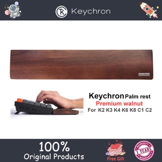 Keychron keyboard wooden hand rest, suitable for K2/K6,K3,K4,K8/C1,C2/K10 wrist rest, high-quality walnut