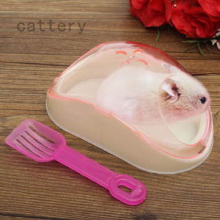 cattery.ph Small Animal Hamster Sauna Sand Bath Room Bathing Potty Toilet Plastic