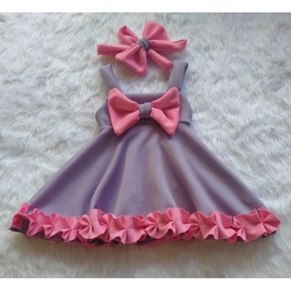 Ootd Dress with turban for baby girl