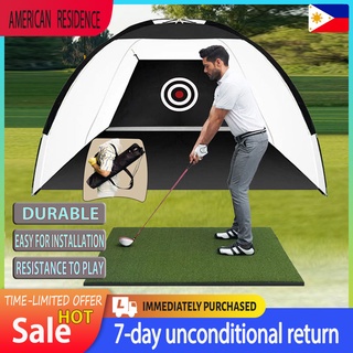 Golf Swing Practice Net Hitting Mat Indoor and Outdoor Set Training Drive (1)