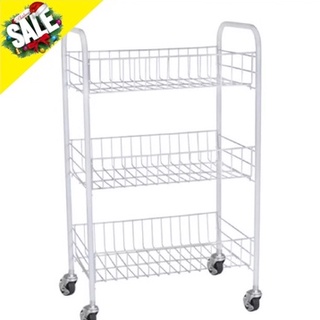 3-Tier Multi-Purpose Removable Kitchen Cart Storage Rack cart storage shelf wire utility cart
