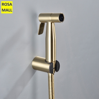 Rosa Mall 304 Stainless Steel Handheld Bidet Spray Shower Set Toilet Sprayer Douche kit Bidet Faucet (4)