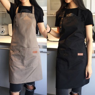Canvas apron kitchen milk tea coffee shop apron for cooking kitchenware clothes bp230