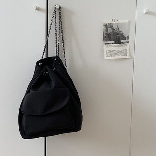 drawstring bags♗2021 NEW ARRIVAL Korean Minimalist Waterproof Stylish Drawstring Shoulder Bag Bac
