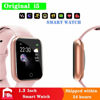 I5 Smart Watch Pedometer Music Control Multiple Dials Heart Rate Fitness Smartwatch Men Women Android IOS