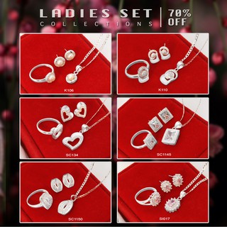 TOP SILVER ORIGNALS Italy 925 Silver Jewelry Set COLLECTIONS K106