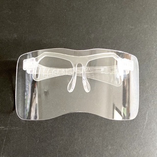 Ovesized Acrylic Half Eye Shield Eyeglasses Face Shield Anti-Droplets With out Box