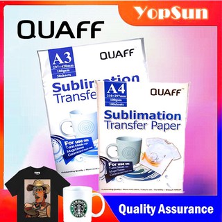 Photocopy Paper▦◎Sublimation Paper A4 / A3 ( 100 / 50 ) Sheets Quaff Brand