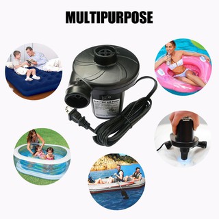 Electric Air Pump Home Inflate Deflate for Air Mattress Swimming Pool Air Bed
