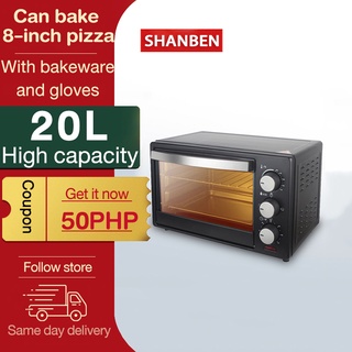 SHANBEN Household oven 20L small oven multi-function automatic baking cake bread
