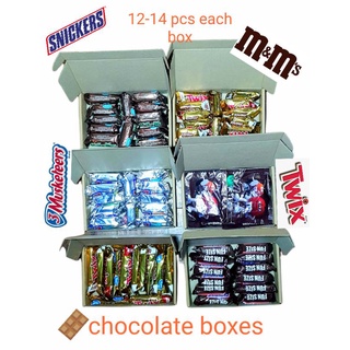 Chocolate Funsize Boxes 12-14 pcs Each Box