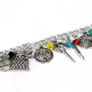 Game of Thrones Wolf Head Rights Game Bracelet Women's Combi (3)