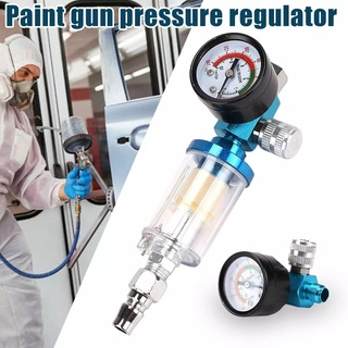 HVLP Feed Spray Gun Auto Paint Flake Air Regulator Filters Spray Pneumatic Gun Air Regulator Gauge Filter Separator