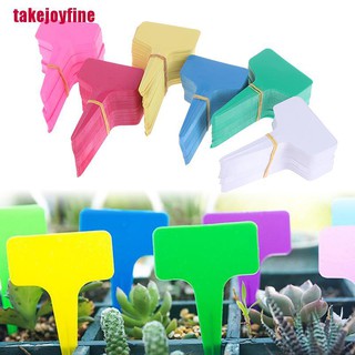 [Hot Sale]100Pcs Plant Tags T-type Garden Nursery Label Plastic Plant Tags Markers Tool