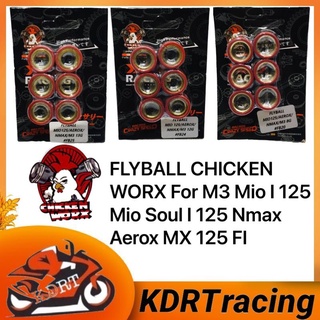 CHICKEN WORX FLYBALL SET FOR Mio I 125 , Mio Soul I 125, Nmax , Aerox , MX 125 FI