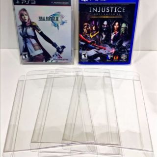 PS1 PS3 PS4 PS5 Steelbook Case Protectors with Removable Protective Film