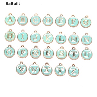 [BLT] 26Pcs Letter Alphabet Charms Initial Letter Bracelet Jewelry DIY Craft Making QWR