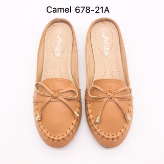 Fashion loafers mules flat shoes half shoes #678-21A (3)