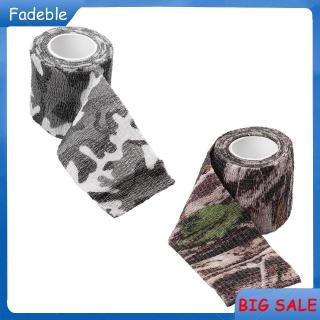 5x5cm Elastic Camouflage Tape Waterproof Outdoor Hunt Camping Stealth Camo Wrap Tape Airsoft
