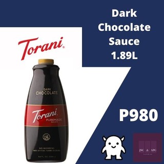TORANI DARK CHOCOLATE SAUCE - 1.89L