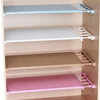 Adjustable Closet Organizer Bathroom Cabinet Holders Kitchen Storage Rack Wardrobe Shelf