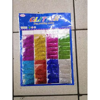Color Glitters-40pcs in 1pack School Supplies