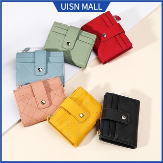 UISN #6426 Women Wallets Fashion Zipper Card Holder Women Leather Purse Mini Wallet Coin Purse