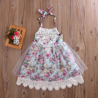 littlekids Pageant Kids Baby Girls Lace Floral Dress Tulle (3)