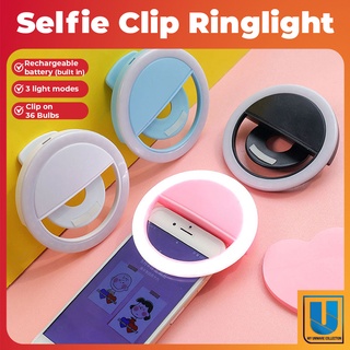 Selfie Clip Ringlight - Portable Mini LED Selifei Ring light (1)
