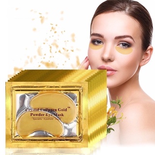 ﹉∈✼Crystal Collagen Gold Powder Eye Mask Anti wrinkle Puffiness Patch Aging