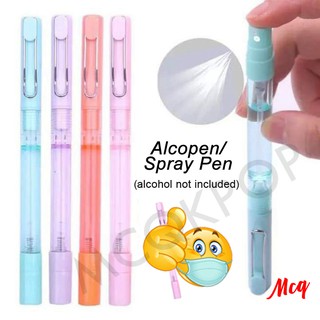 Alcopen with clip (Pen with alcohol spray) 2in1/Spray pen/Alco pen 2in1