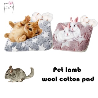Paw Print Soft Coral Velvet Cat Dog Puppy Blanket Warm Bed Pet Dog Blanket Thicken Dog Mat Soft Pet Bed Warm Flannel Dog Cat Bed Pet House Double Sided