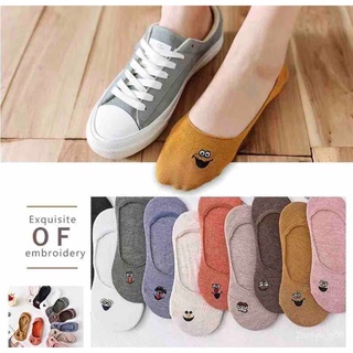 Miss.J Sock Set Of 10 Korean Ankle Sock Smile Embroidery Sock For Women2021