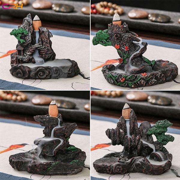 Buddha Ceramic Incense Burner Holder Buddhist Sandalwood Cones