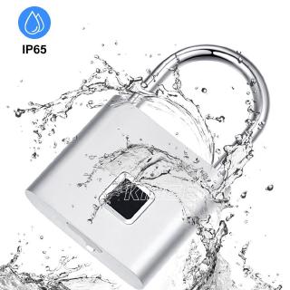 Fingerprint fingerprint lock, waterproof, IP65, rainproof, USB charging, anti-theft lock