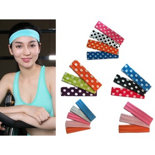 1x Yoga Gym Turban Sweatband Stretch Headband HairBand (1)