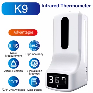 K9 2in1 Thermal Scanner with Soap Dispenser and Stand Contactless Automatic Dispenser