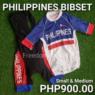 Locally Made Philippines Cycling Bibset Small to 3XL