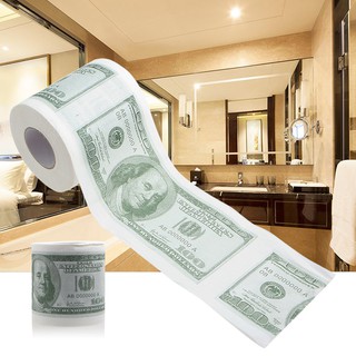 [soft]1Pc Funny One Hundred Dollar Bill Toilet Roll Paper Money Roll $100 Novel Gift fWgj (1)