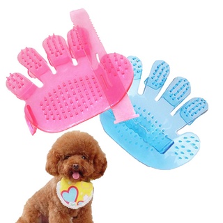 pet massage five-finger bath brush pet brush soft comb cleaning supplies cats dogs palm bath brush