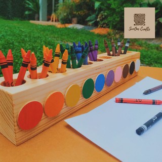 CRAYON AND PENCIL HOLDER 10 COLORS