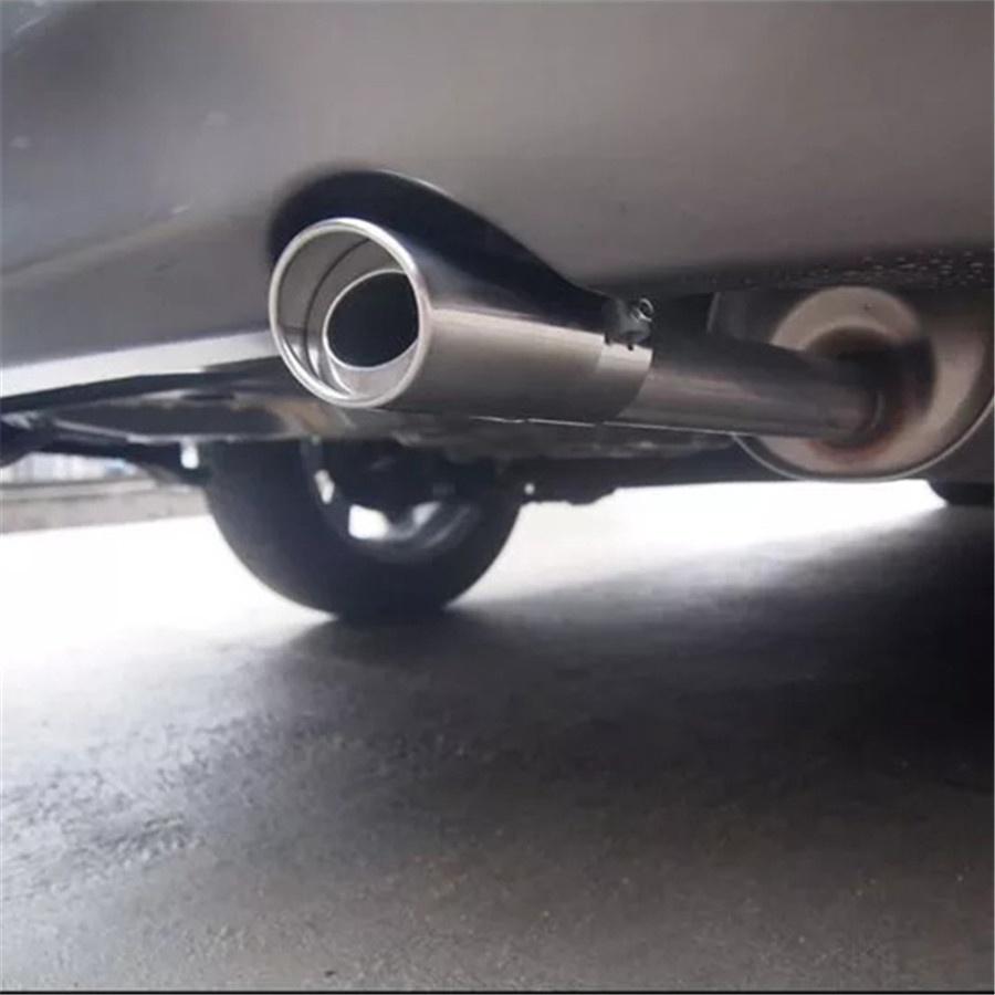 1zCa Universal Car Tail Rear Round Exhaust Muffler Pipe Tip