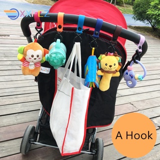 6pcs Sturdy Stroller Accessory Hooks Wheelchair Stroller Pram Bag Hook Baby Strollers Shopping Bag
