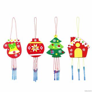 BBWORLD Christmas Wind Chime Assorted Diy Wind Bell Tree Hanging Decoration Christmas Accessories (3)