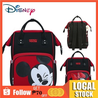 COD Disney Mummy Diaper Bags USB Bottle Insulation Maternity Bag Large Capacity Backpack Red New