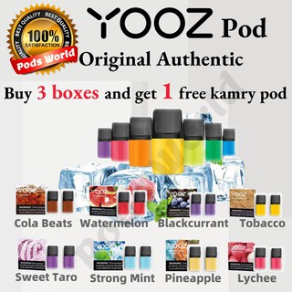 YOOZ Pods Original Genuine (2 pods per pack) [𝐏𝐑𝐎𝐌𝐎 :Buy 3 Packs, Get 1 Pod For FREE] (1)