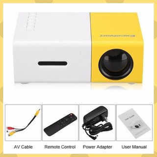 YG-300 HD Projector 1080P Led Home 600 Lumens Mini Portable Projector (7)