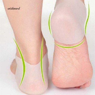 1 Pair Practical Silicone Heel Protector Cushion Anti Cracked Foot Care Sleeve (1)